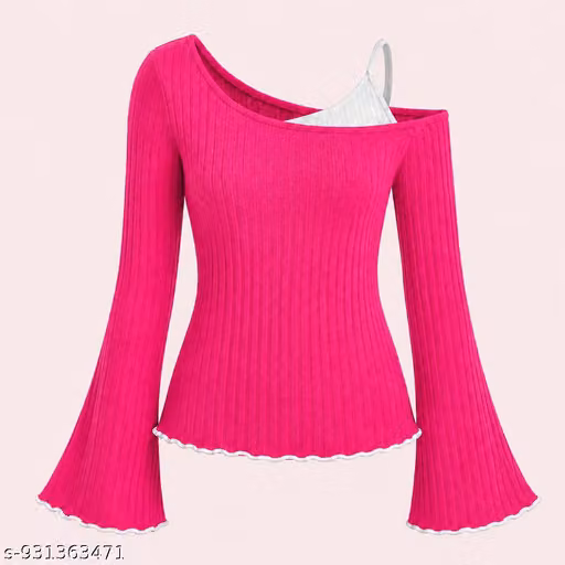 Potter goods Trendy Fabulous Styles neck Full sleeve top for girls soft fabrics (ANNA PIKO FULL)
