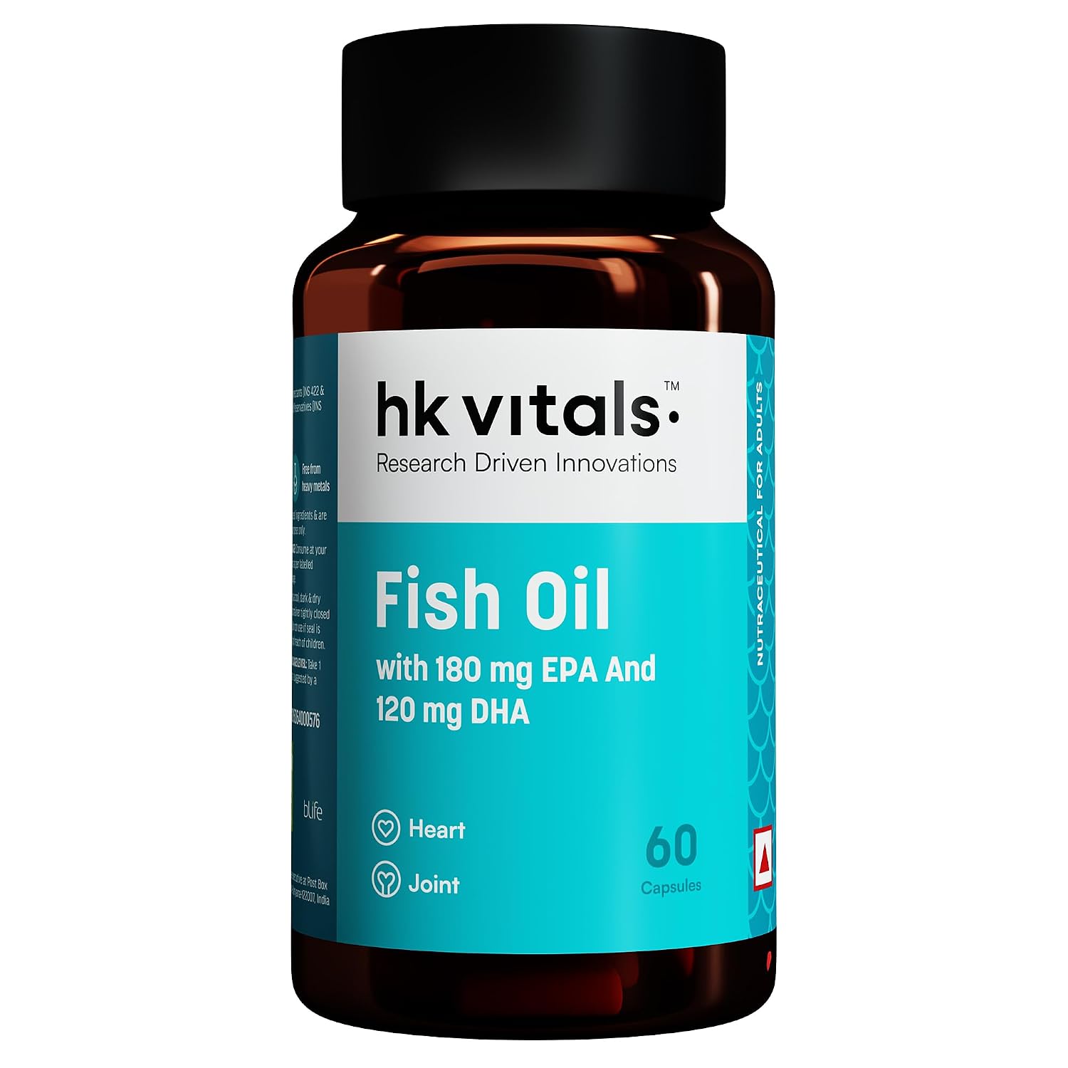 Fish Oil, Omega 3, Fish Oil Capsules, Omega 3 Capsules, EPA DHA, Fish Oil Supplement, Omega 3 Supplement, Heart Support, Brain Support, Joint Support, Daily Supplement, Health Supplement, HK Vitals