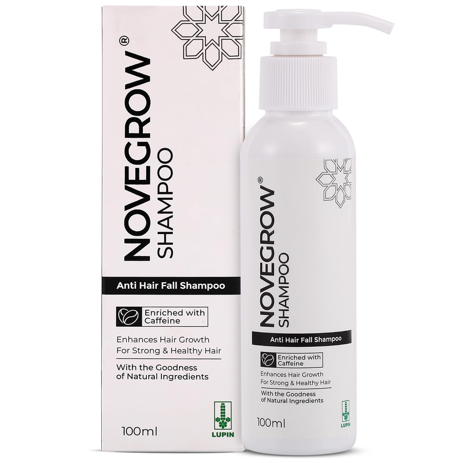 Anti Hairfall Shampoo, Reduces Hair Loss, Frizz and Tangles, Boosts Hair Growth and Volume, With Caffeine and Biotin, Dermatologically Tested, All Hair Types, For Men and Women, 100ml.
