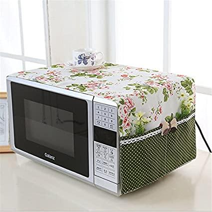 Microwave Oven Cover Oil and Dust Proof with Side Pouch