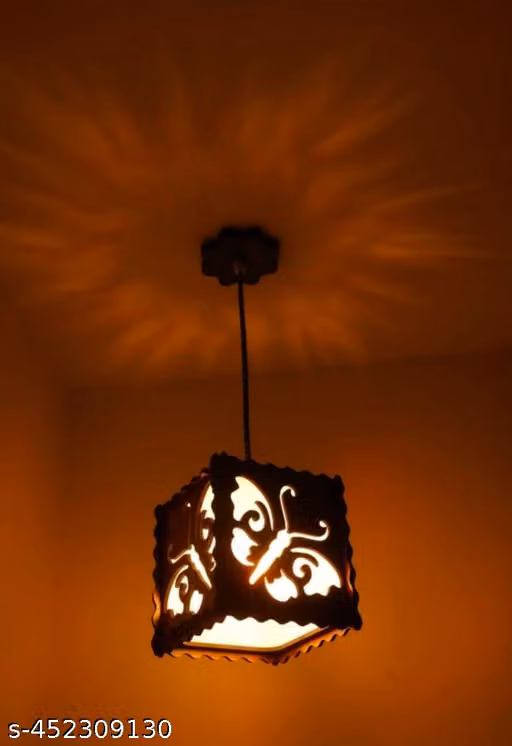 Wall hanging wooden ceiling lamp design Diwali special Home decoration office hotel