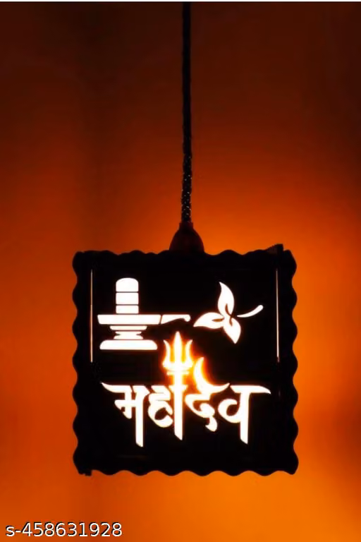 Cealing Mahadev lamp new lamp premium lamp wooden lamp leaving room Pooja temple