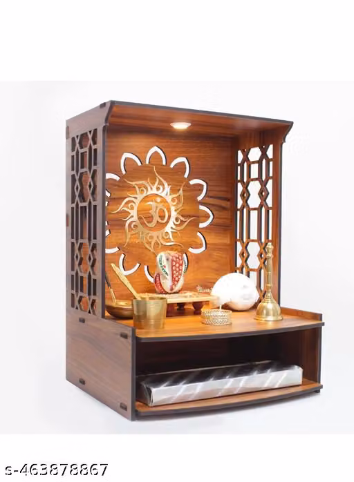 Premium Mandir home temple Pooja mandir wooden mandir Ganesh ji mandir home office