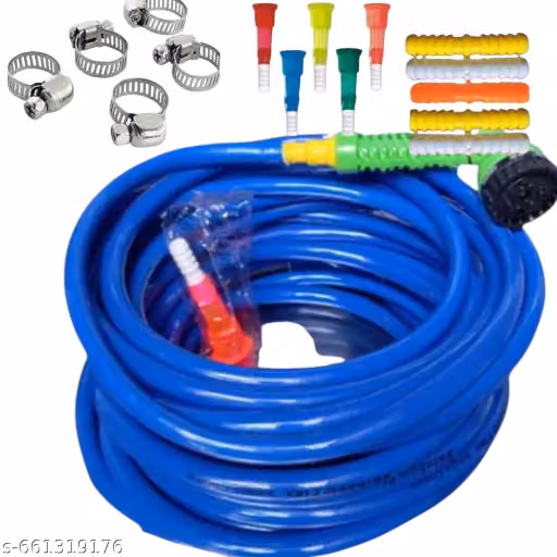 12 MTR PVC tubes garden hose water pipe with spray gun