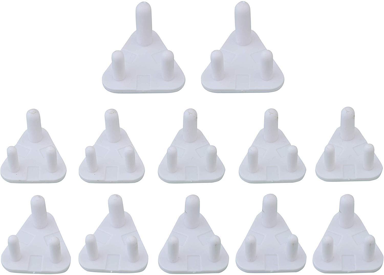 Baby Safety Electrical Socket Cover 6 small 5 Amp & 2 Large 15 Amp , Pack of 8, Outlet Plug Protector for Child Proofing in Home, School & Office