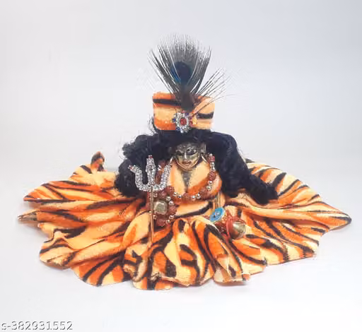 RDH Enterprises Laddu Gopal, Bal Gopal, Kanha Ji, Thakur Ji, Size ( 3 to 4 ) Dress Shiv ji