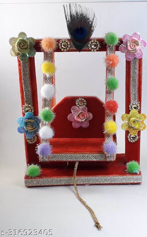 RDH ENTERPRISES Laddu Gopal, Thakur Ji Jhula usable 0 to 2 no