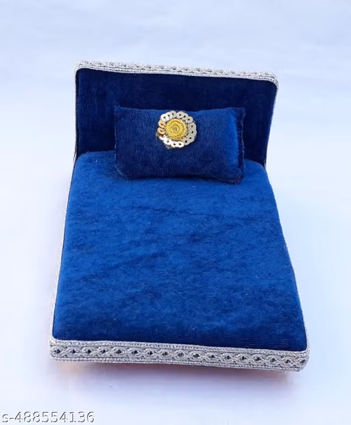 RDH Enterprises Wooden Thakur ji Bed / Laddu Gopal ji Bed usable 0 to 3 no