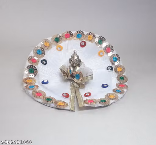 RDH Enterprises Laddu Gopal, Bal Gopal, Kanha Ji, Thakur Ji, Size ( 0 to 2 ) Dress net