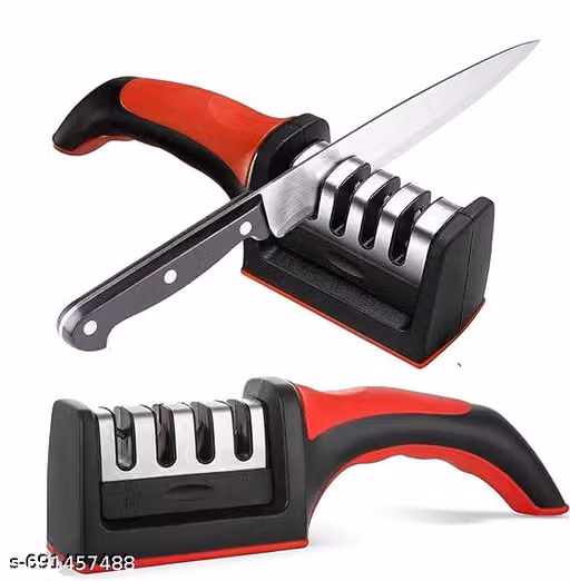Steel Kitchen Knife Sharpener 4-in-1 Stainless