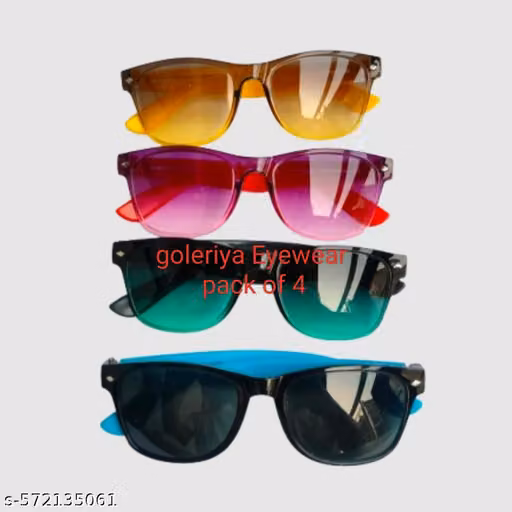 Goleriya kids Unisex Sunglasses pack of 4