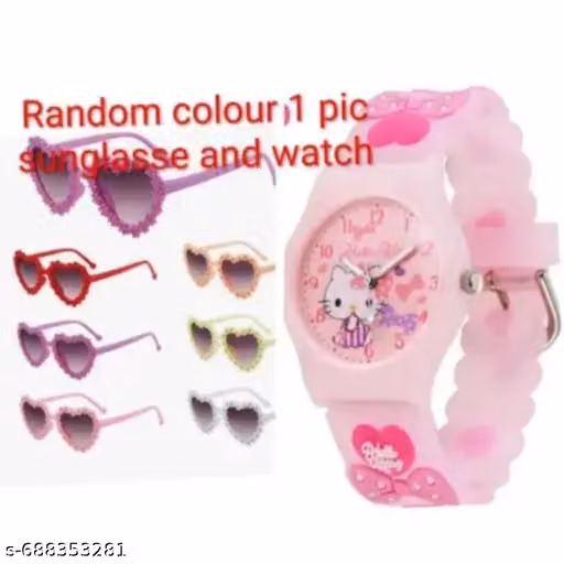Kids sunglasses and watch (3-10 year) 1 Sunglasses , 1 watch