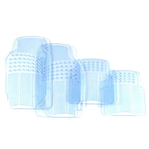 Excellent Quality 4 Pcs Universal Foot Mats in Transparent Color
