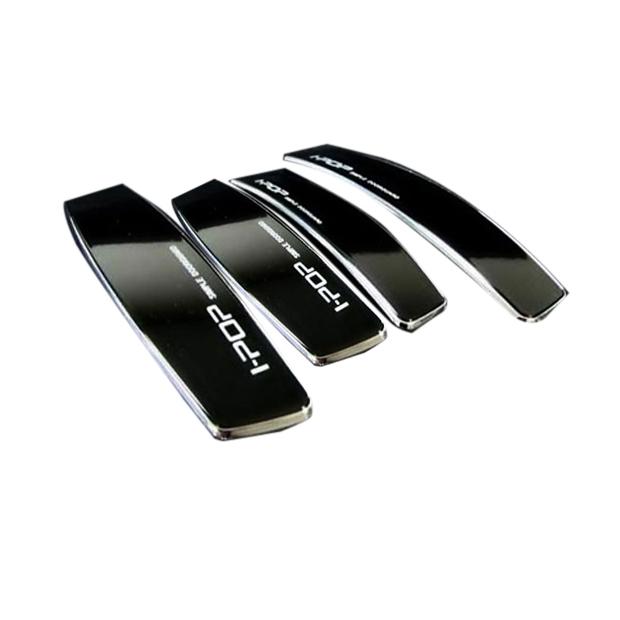 IPop Car Door Scratch Guard Protector Door Guards - Black