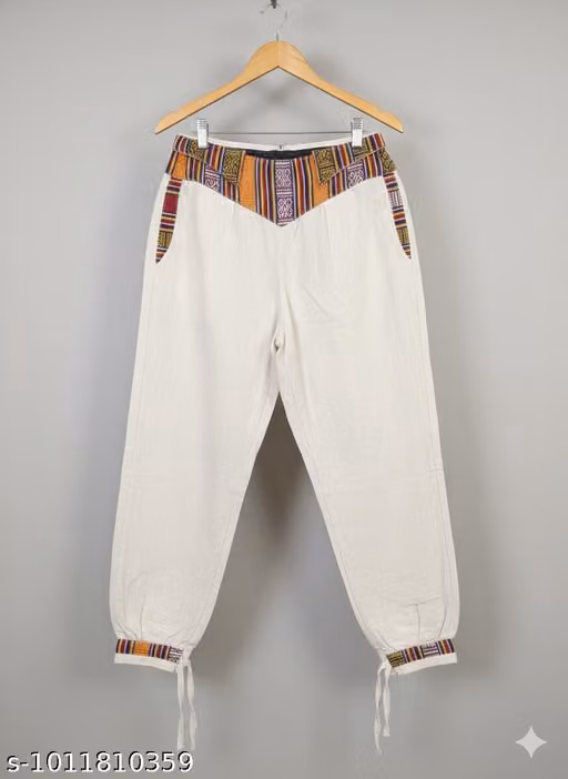 Unisex Nepali trousers (OF WHITE)