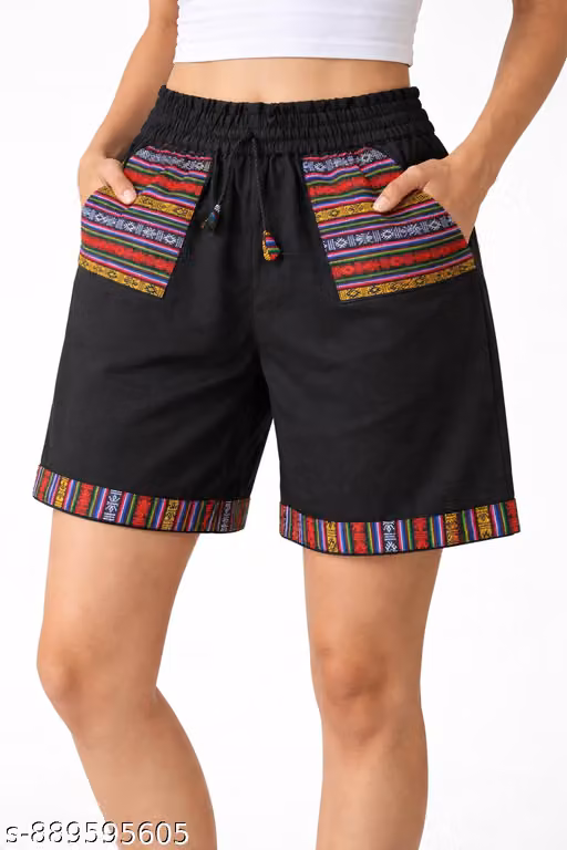 Women's black shorts