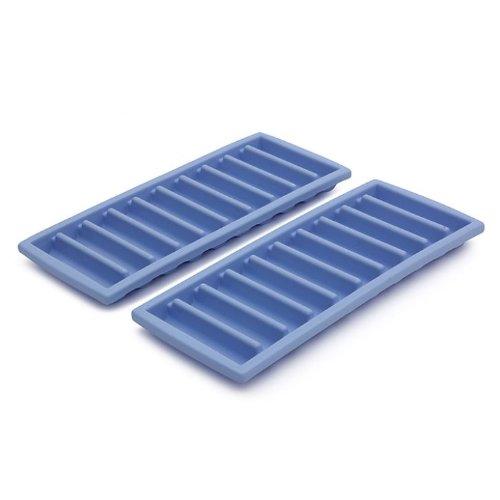 Slim Narrow Long Ice Sticks Cube Maker Tray Mold with Easy Push Pop Up Perfect for Water Bottle (Pack of 2)