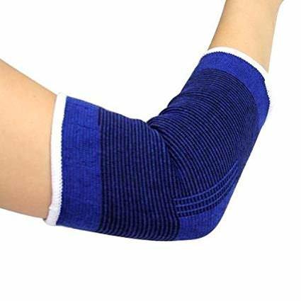 Elbow Support for Gym | Elbow Bands for Exercise | Elastic Elbow Support - Pair