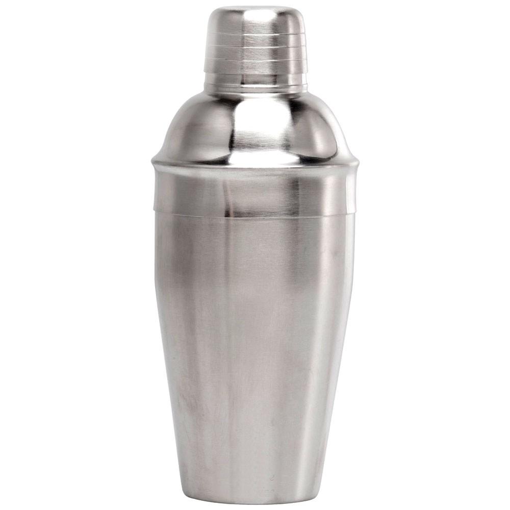 Cocktail Shaker, Stainless Steel, Mirror Finish, 3-Piece Set - Party Harder