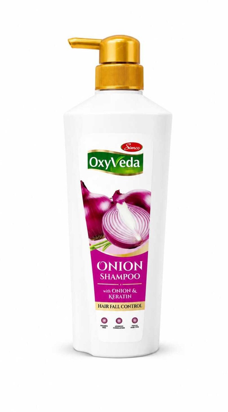 Simco oxyveda OxyVeda Onion & Keratin Hair Fall Control Shampoo (650 ml)