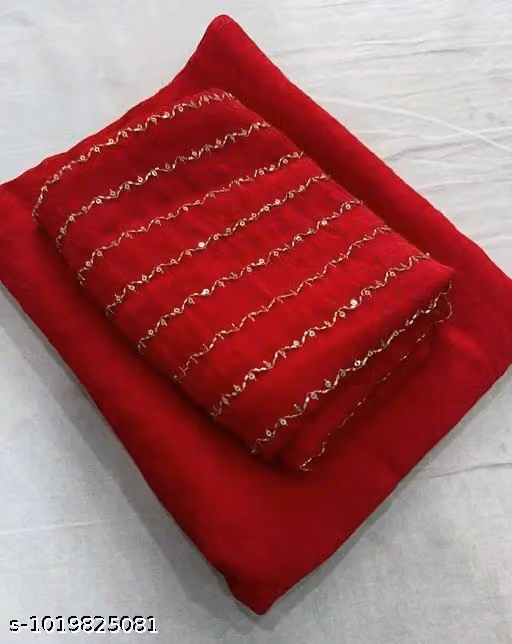 Rangoli Crush Saree with Siquence Embroidery Blouse a popular choice for festive occasions like weddings