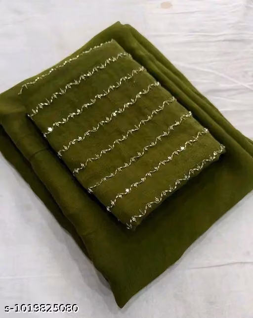 Rangoli Crush Saree with Siquence Embroidery Blouse a popular choice for festive occasions like weddings