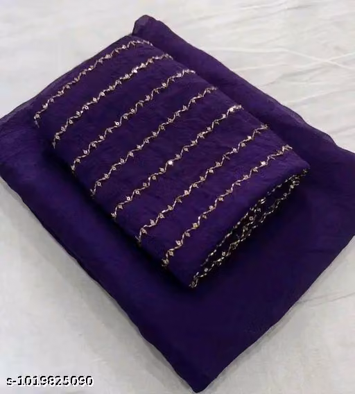 Rangoli Crush Saree with Siquence Embroidery Blouse a popular choice for festive occasions like weddings