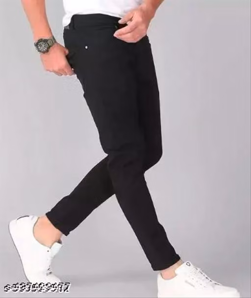 MAN BLACK SLIM JEANS