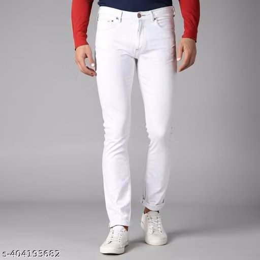 white man jeans