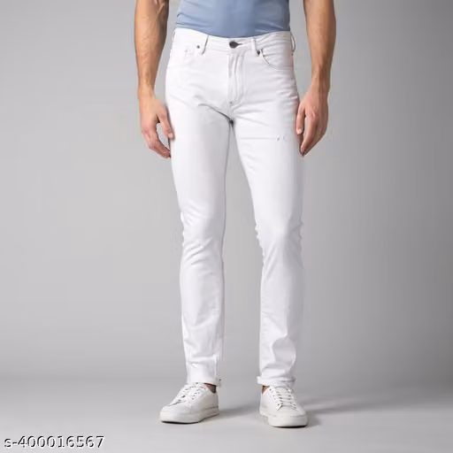 white man jeans
