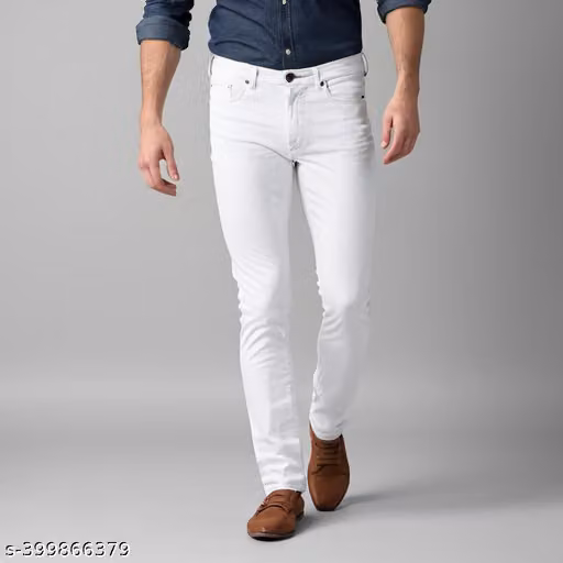white man jeans