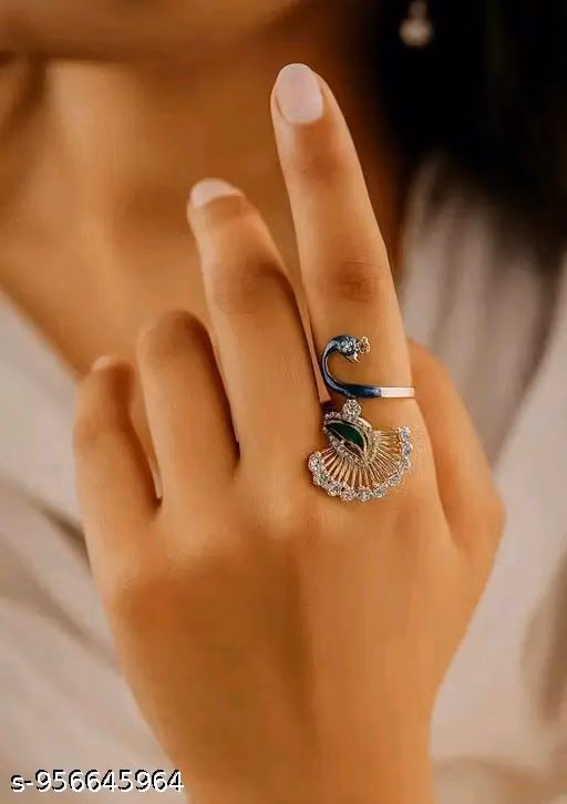 PEACOCK RING FOR GIRLS AND WOMEN