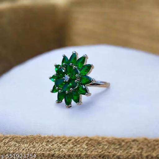  AD ring studded Cocktail Ring