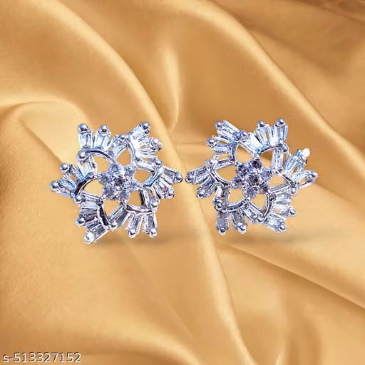 Latest American Diamond Ad Earrings & Studs For Girls And Women