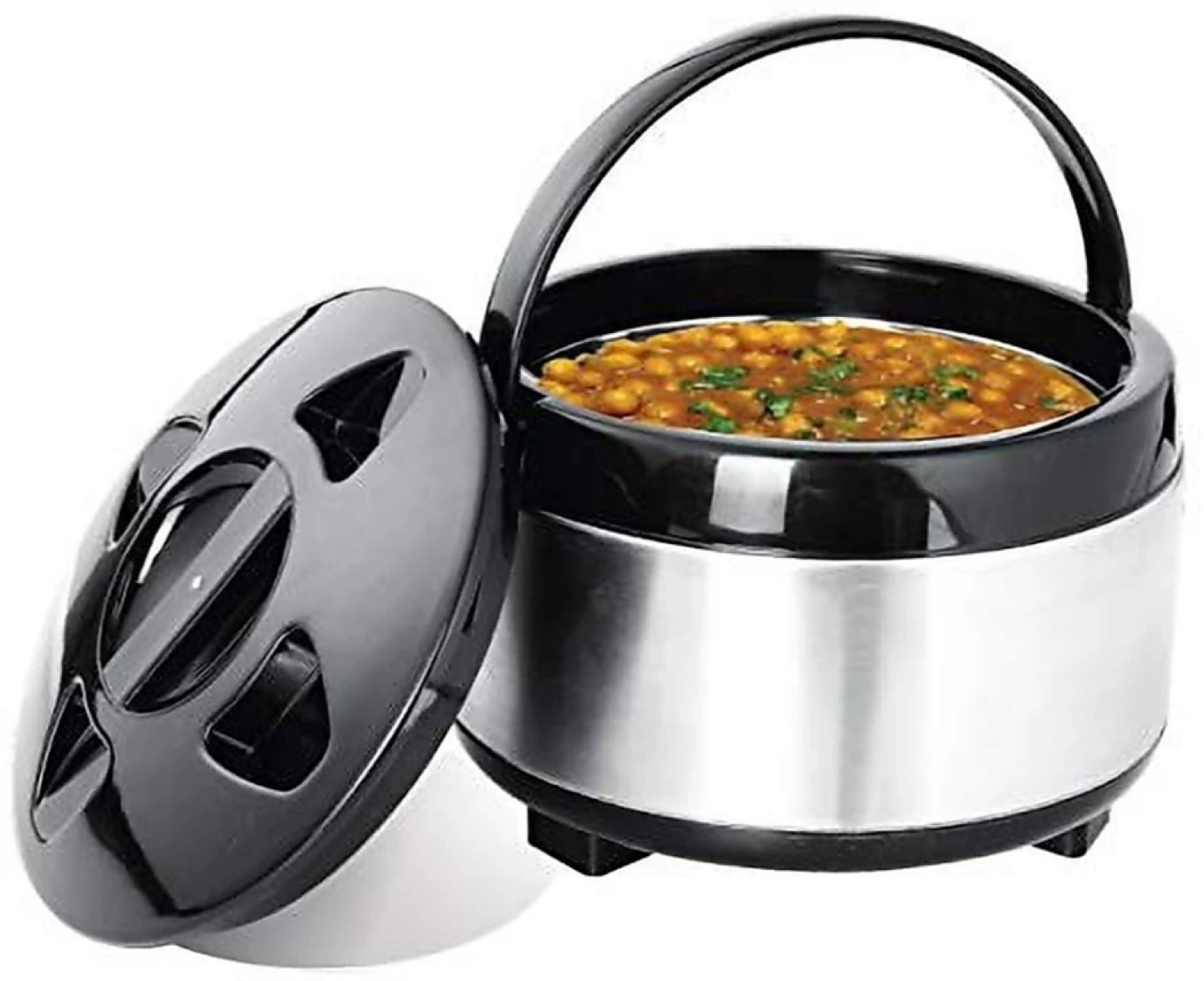 KIARAA DMARK Pack of 3 Thermoware Casserole Set (4500 ml, 4500 ml, 4500 ml)