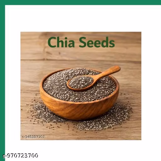 Premium Raw Chia Seeds | High Fiber & Protein Superfood for Healthy Lifestyle