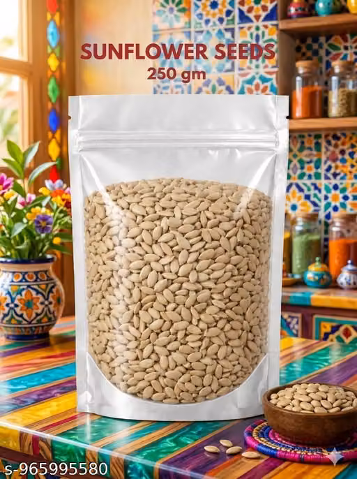 Premium Raw Sunflower Seeds 250g | Healthy Crunchy Superfood Rich in Protein & Fiber