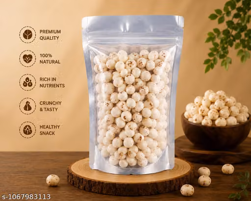 Premium Roasted Makhana (Fox Nuts) | Healthy Crunchy Snack -200gm