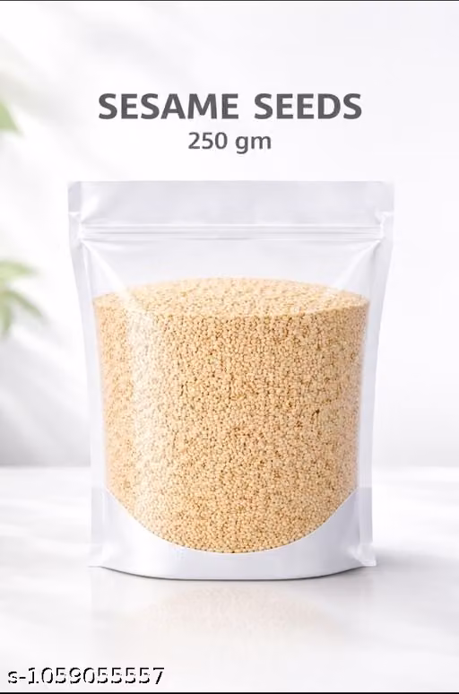 Sesame Seeds High Fiber sesame Seeds Superfood | Natural Healthy Seeds for Weight Management, Digestion & Daily Wellness | Premium Quality Chia Seeds