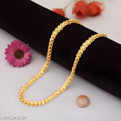 Forward Design High-Quality Gold Plated Chain for Men..(20 inches)