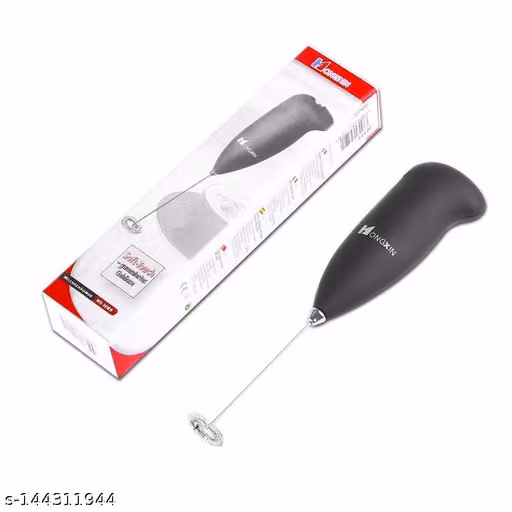 Electric Battery Operated Coffee Bitter Stainless Steel Mini Classic Sleek Design Hand Blender Mixer, Egg Beater, Coffee, Juice, Cappuccino, Lassi Blender
