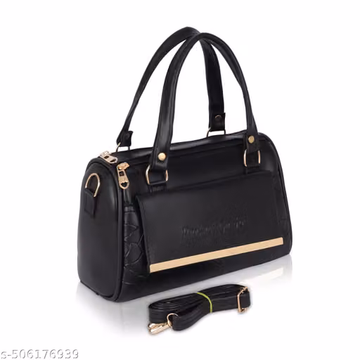 Perfect Genius ElegantS Black Sling Handbag – Stylish & Spacious Shoulder Bag for Women & Girls