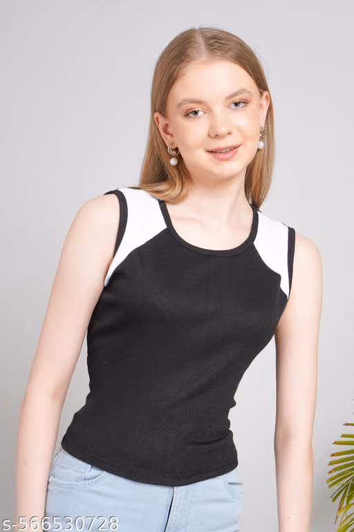 Parkour Round Neck Tank Top, Slim Fit