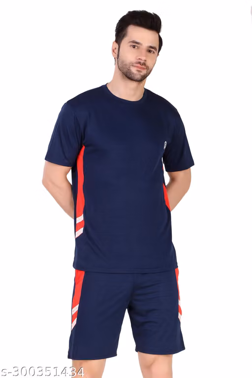 Men's New Printed Stylish/Tracksuit For Boys T-Shirt And Bottom Set