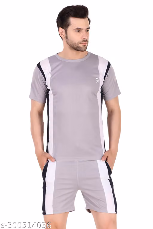 Men's New Stylish Printed T-shirt And Bottom Set/ Tracksuit For Boys