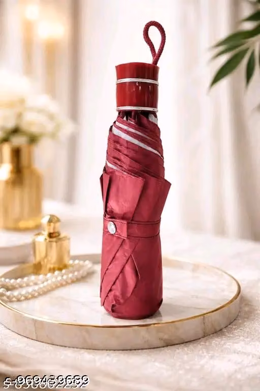 Mini Pocket Umbrella for Women & Men | 3 Fold Compact Travel Umbrella | Waterproof, Windproof & UV Protection | Easy Carry Handbag Umbrella ☔✨