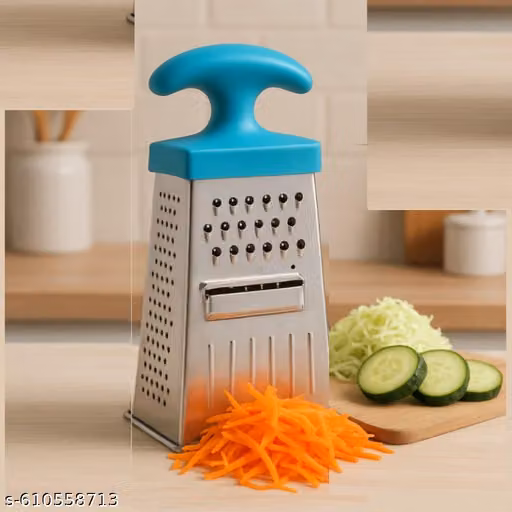 Multipurpose Vegetable Cutter Grater | Stainless Steel Kitchen Slicer with Handle Kitchen Vegetable Slicer | Cheese Grater Fruit Cutter Stainless Steel Grater