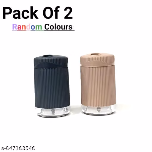 Modern Salt & Pepper Shaker Set (Pack of 2) – Stylish & Durable Spice Dispensers | Easy-Pour Kitchen Seasoning Containers for Dining Table & Everyday Cooking