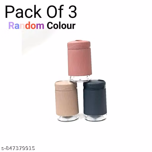 Premium Salt & Pepper Shaker Set (Pack of 3) – Elegant & Durable Spice Dispensers | Easy-Pour Kitchen Seasoning Containers for Dining Table & Cooking Use