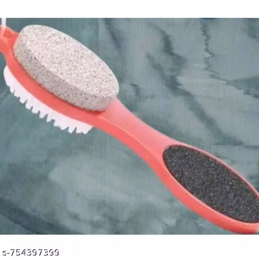 4-in-1 Professional Foot Care Pedicure Tool – Metal Foot File, Pumice Stone & Cleaning Brush | Dead Skin, Callus & Cracked Heel Remover | Salon-Quality Foot Grooming Kit for Men & Women